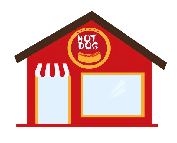 Restauracja hot dog — Wektor stockowy
