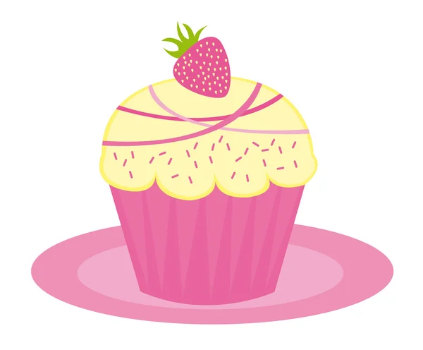 Cupcake — Stockvektor