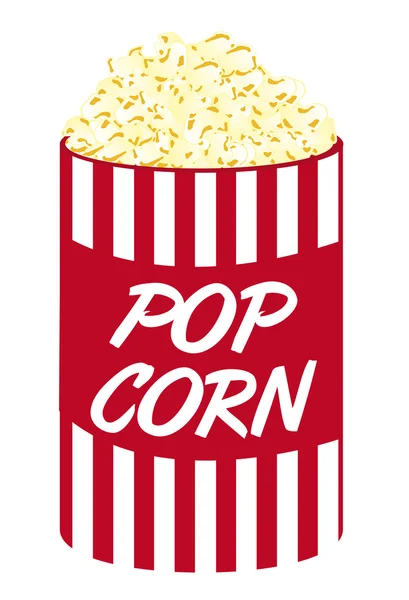 stock vector pop corn cartoon