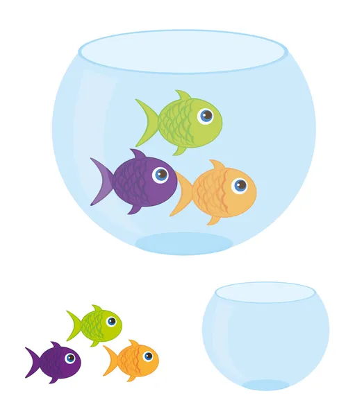 Petit aquarium — Image vectorielle