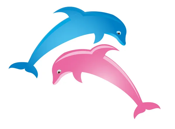 Διάνυσμα δελφινιού — Διανυσματικό Αρχείο