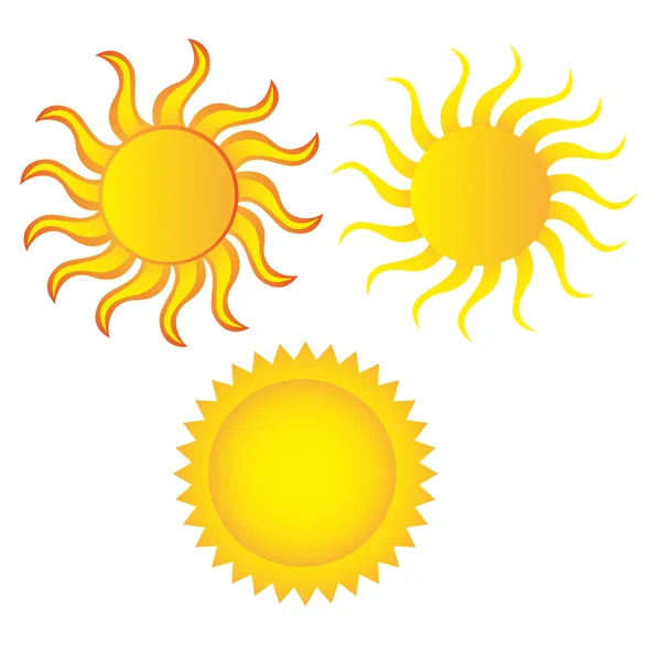 Slunce kreslený — Stockový vektor