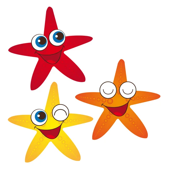 Vettore delle stelle marine — Vettoriale Stock