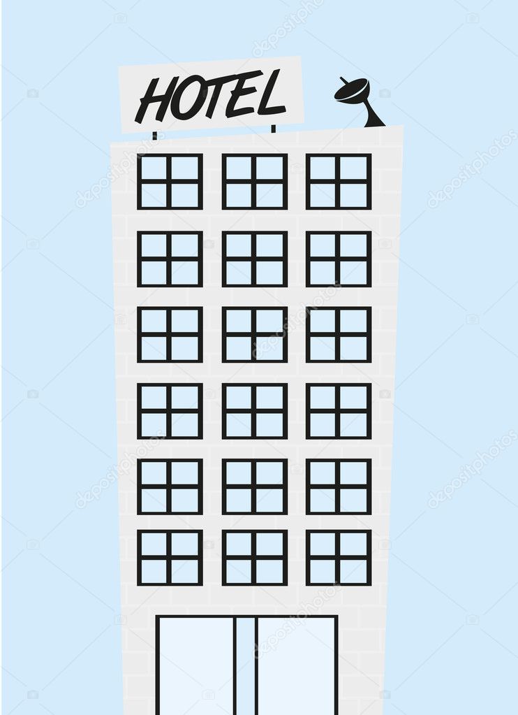 hotel cartoon