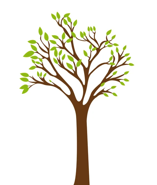Mignon arbre — Image vectorielle