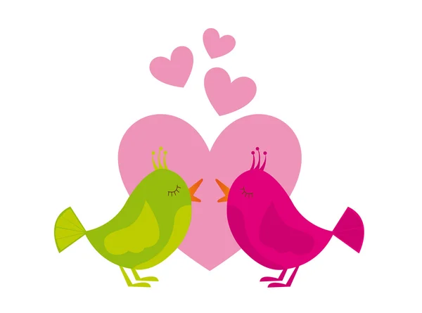 Aves do amor —  Vetores de Stock
