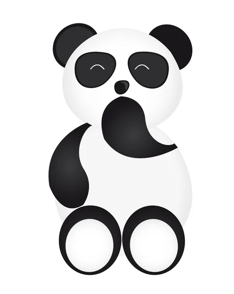 Dibujos animados Panda — Archivo Imágenes Vectoriales