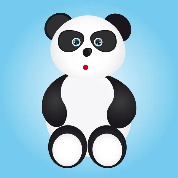 Desenhos animados Panda — Vetor de Stock