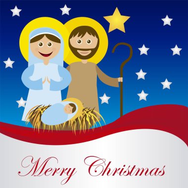 Christmas nativity clipart