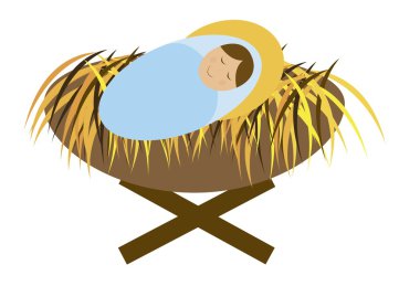 baby jesus clipart