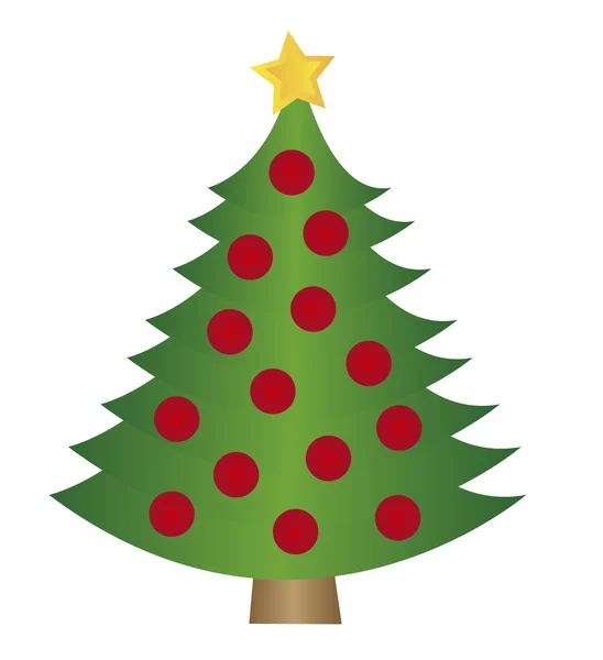 stock vector tree christmas