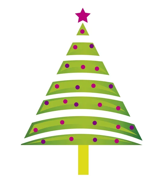 Träd jul — Stock vektor