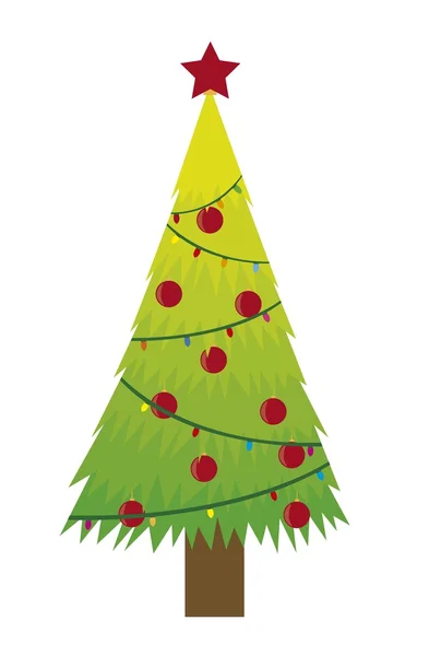 Рождество на дереве — стоковый вектор