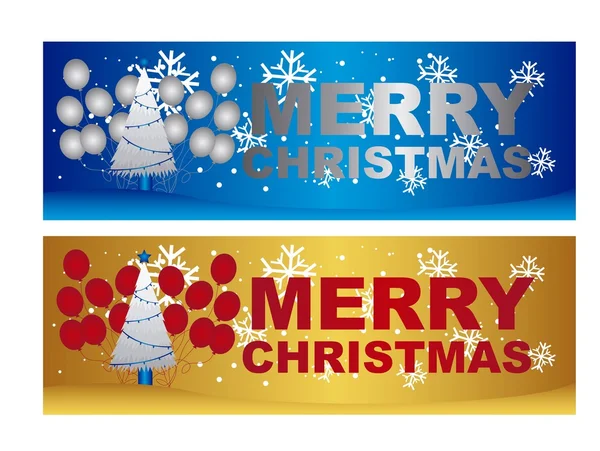 Merry christmas labels — Stock Vector