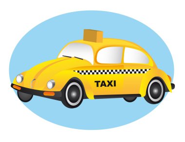 taxi vector clipart