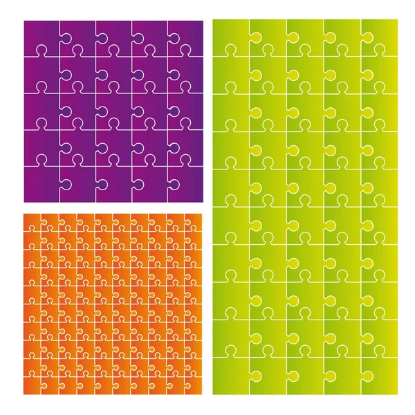 Puzzle colorato — Vettoriale Stock