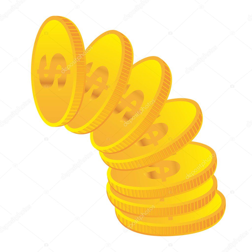 yellow coins