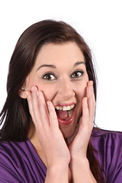 Gorgeous Excited Girl — Stock Photo, Image