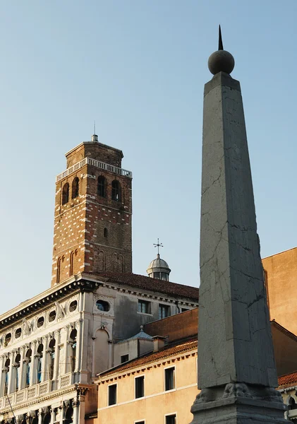 Architektonický pohled v Benátkách — Stock fotografie