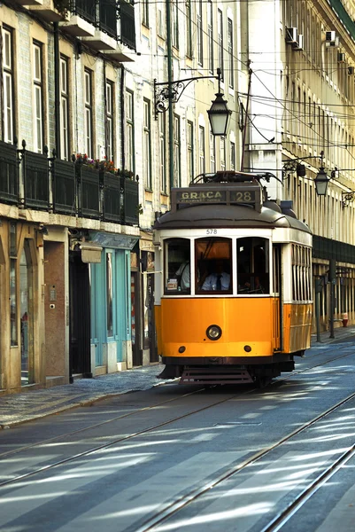 Лісабон трамвай — стокове фото