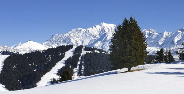 Mont-blanc mountain — Stock Photo, Image