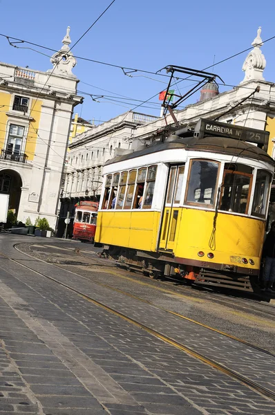 Lisabonské tramvaj — Stock fotografie
