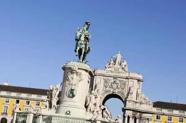 Arco de augusta en Lisboa — Stok fotoğraf