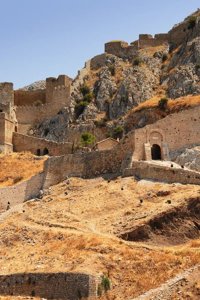 Gamla fort i Korinth, Grekland — Stockfoto
