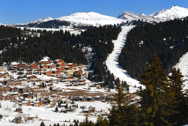 Bergstation in Alpen — Stockfoto