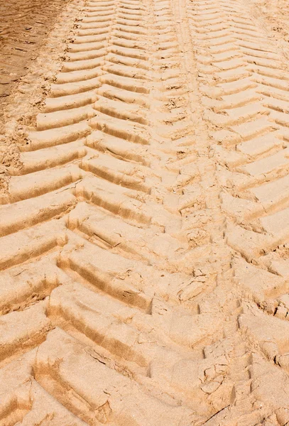 stock image Tire Tracks in the Sand