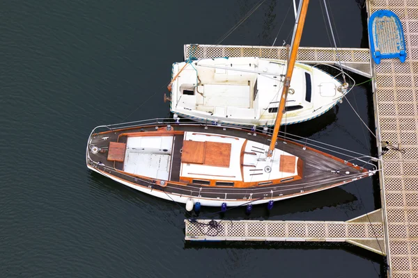 Barche a vela in legno — Foto Stock