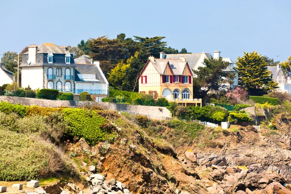 Huizen van westerse Bretagne — Stockfoto