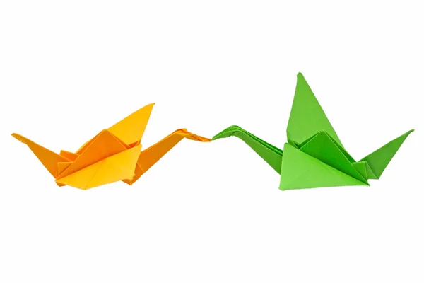 Olika origami siffror — Stockfoto