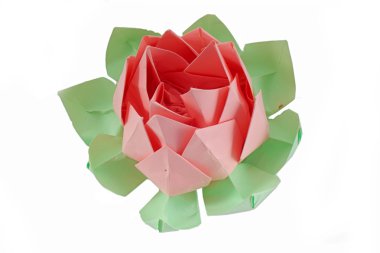 Origami lotus çiçeği