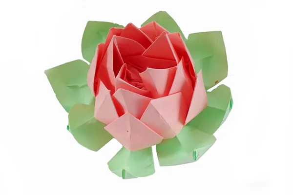Origami lotusblomma — Stockfoto