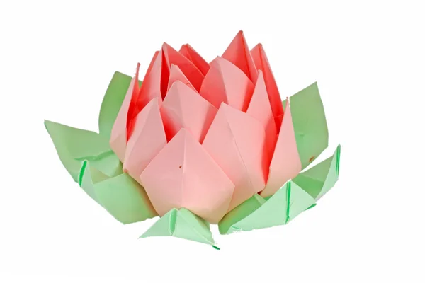 Origami flor de lótus — Fotografia de Stock