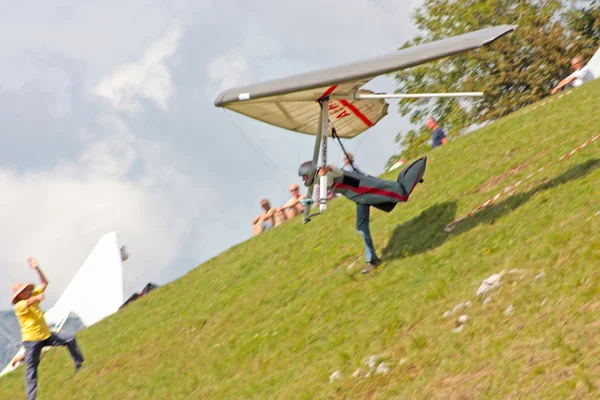 stock image Hang gliding in Slovenia