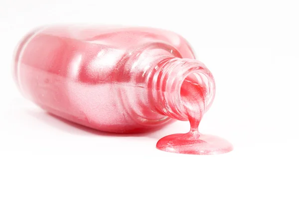 Esmalte de uñas rosa —  Fotos de Stock