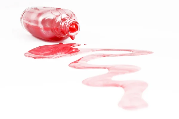 Esmalte de uñas rosa —  Fotos de Stock