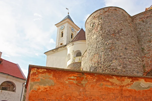 Vista do antigo Castelo de Palanok — Fotografia de Stock