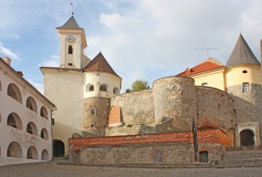 View of old Palanok Castle clipart