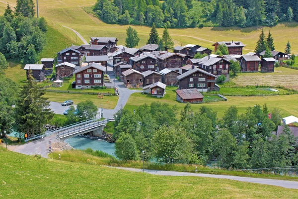 Byn i Schweiz — Stockfoto