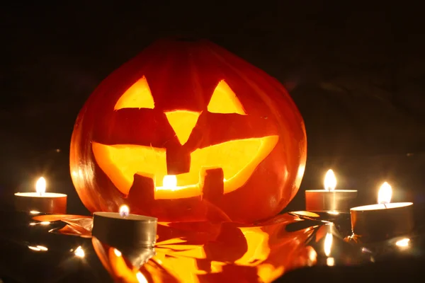 Halloween pumpa isolerad — Stockfoto