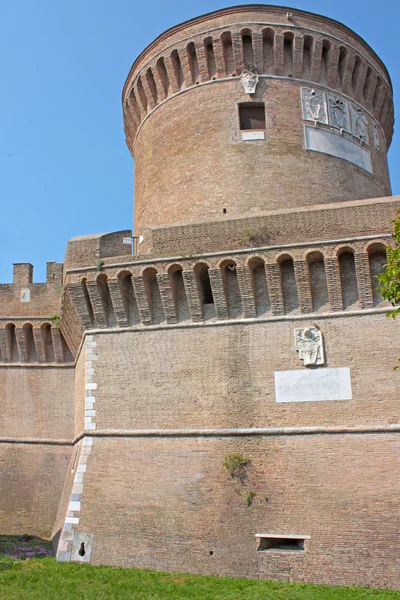 Torre do Castelo Giulius II em Óstia — Fotografia de Stock