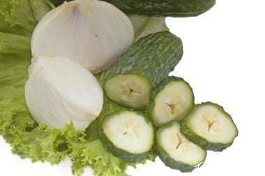 marul ve salatalık