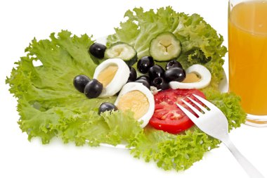 zeytinli vegetale salat