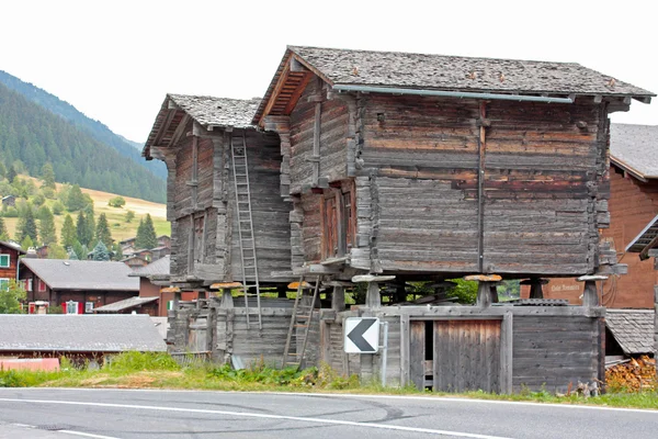 Villaggio in Svizzera — Foto Stock
