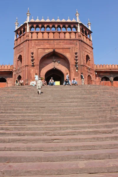 Yeni Delhi'de bir kale Purana qila olduğunu — Stok fotoğraf