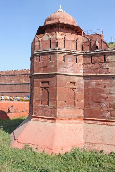 Delhi czerwony fort — Zdjęcie stockowe