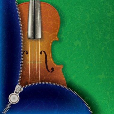 music background with violin clipart